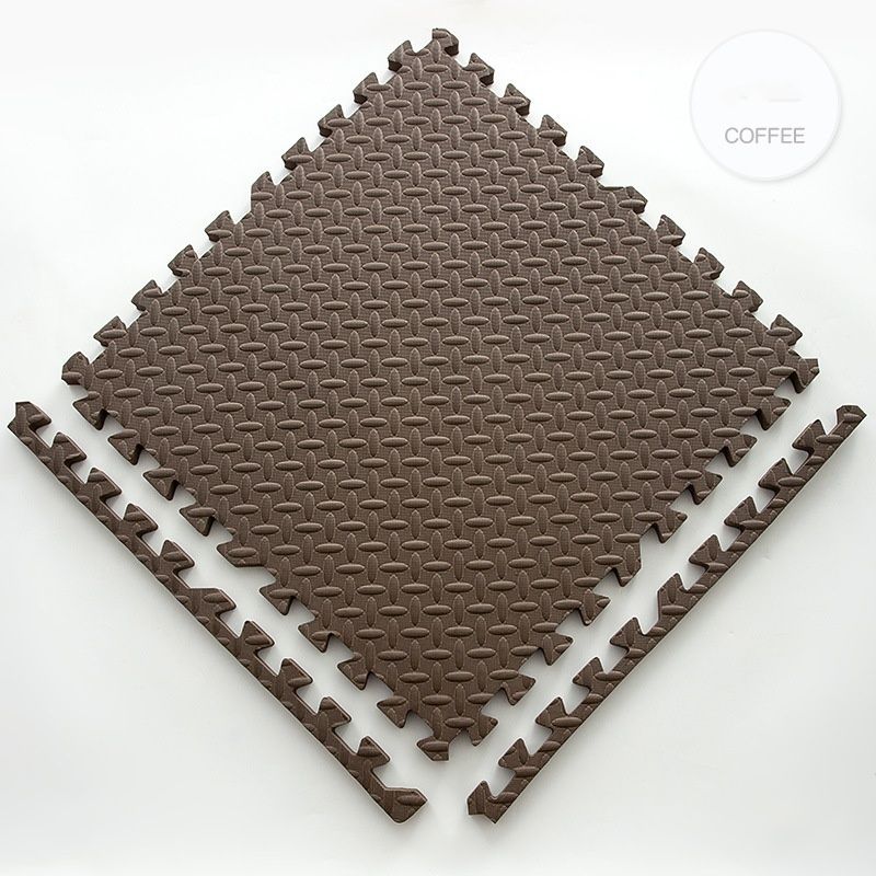 20片健身墊EVA互鎖 - 咖啡