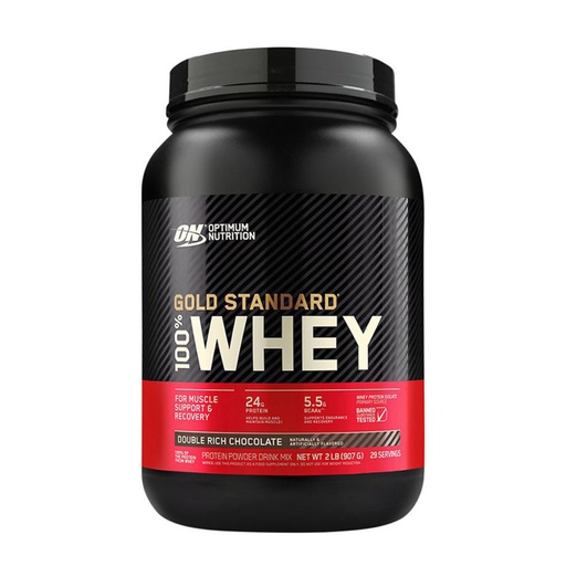 OPTIMUM NUTRITION - 金裝乳清蛋白粉 2磅 - 雙重特濃朱古力