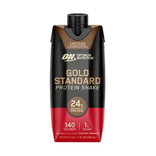 OPTIMUM NUTRITION - (單件) 金裝乳清蛋白飲品 11Oz - 朱古力
